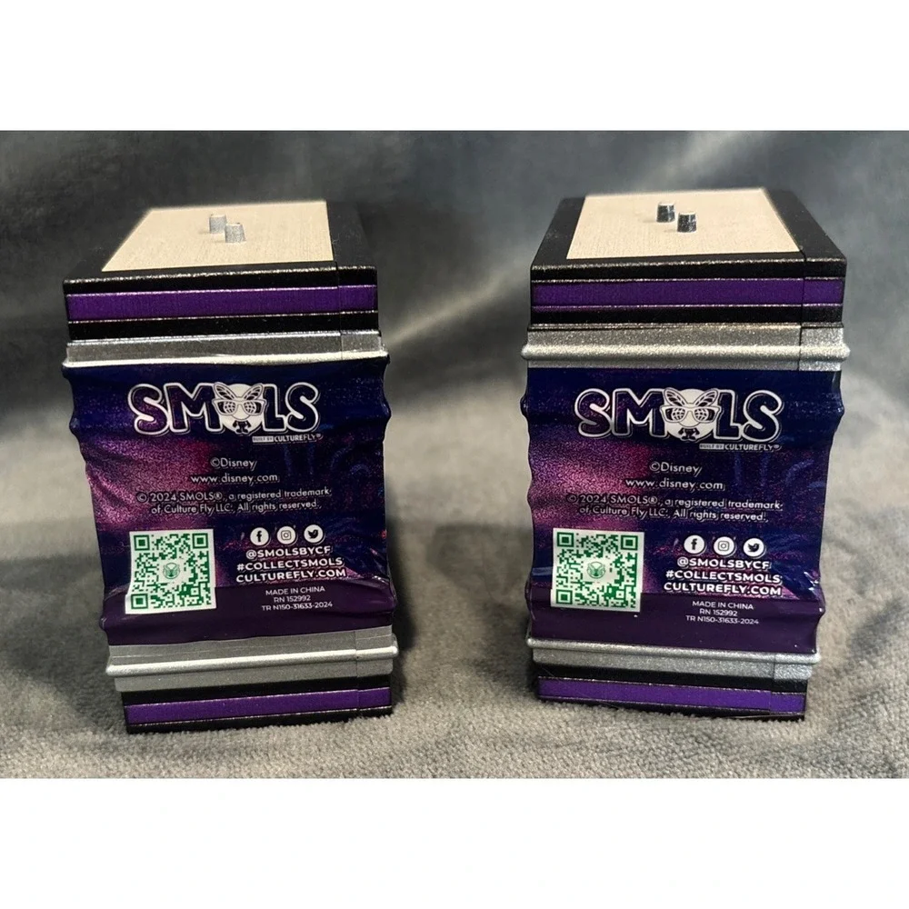 Lot of 2 SMOLS CULTUREFLY DISNEY VILLAINS‎ Series 1 Mystery Vinyl Figures SEALED